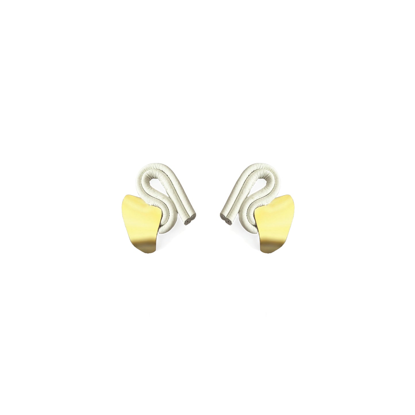 Evoke earrings - mini white