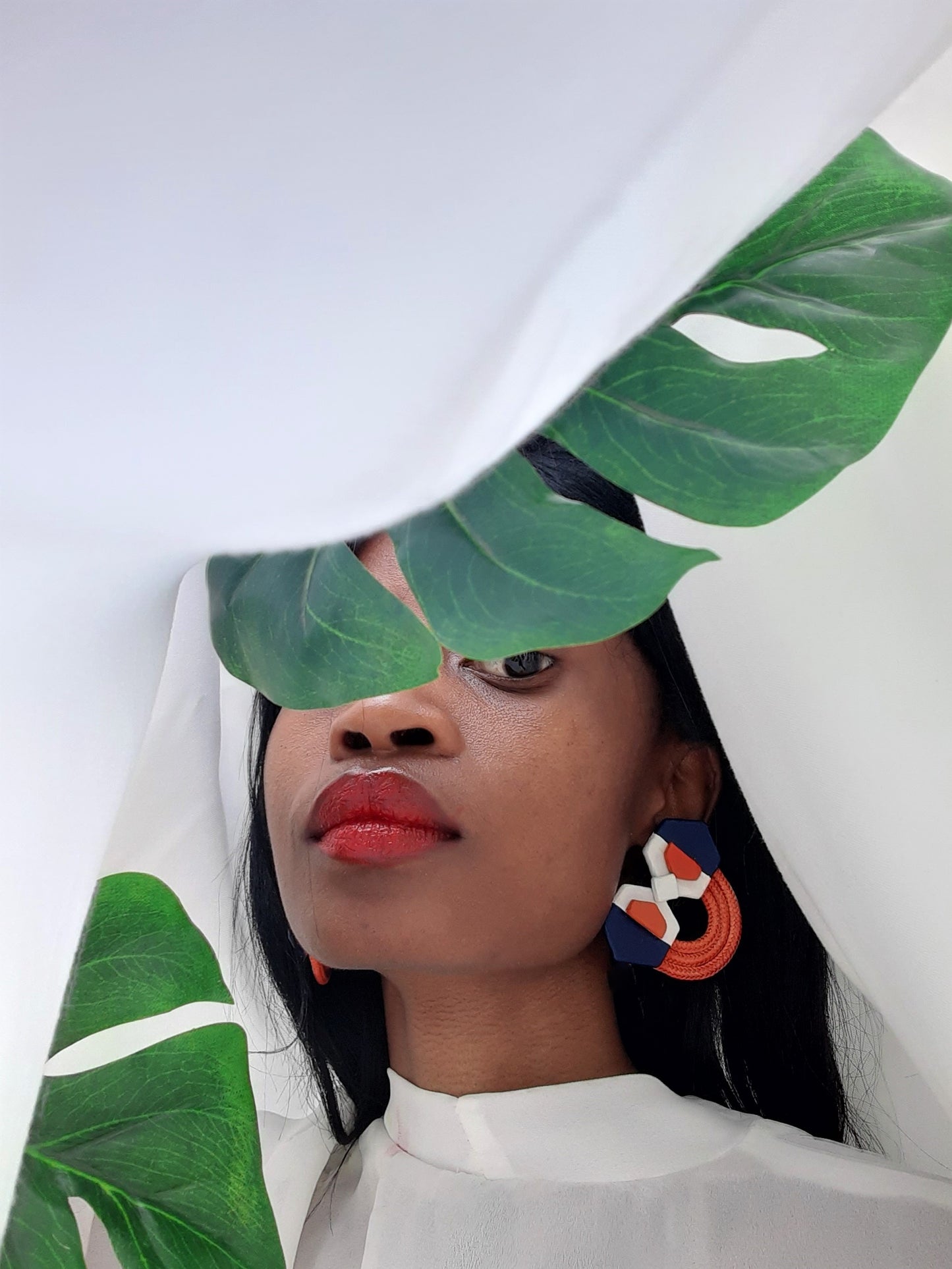 Chia earrings - orange