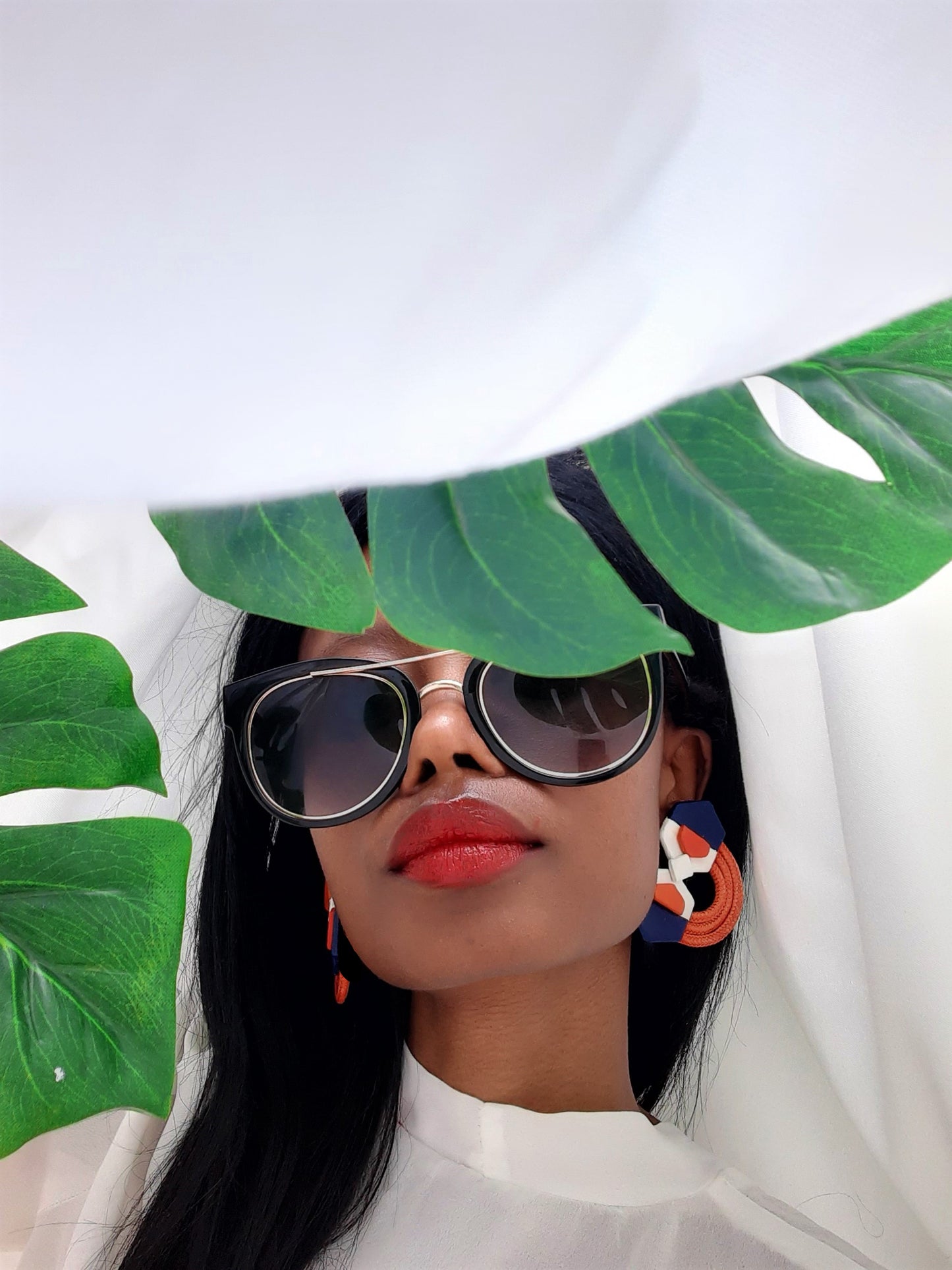 Chia earrings - orange