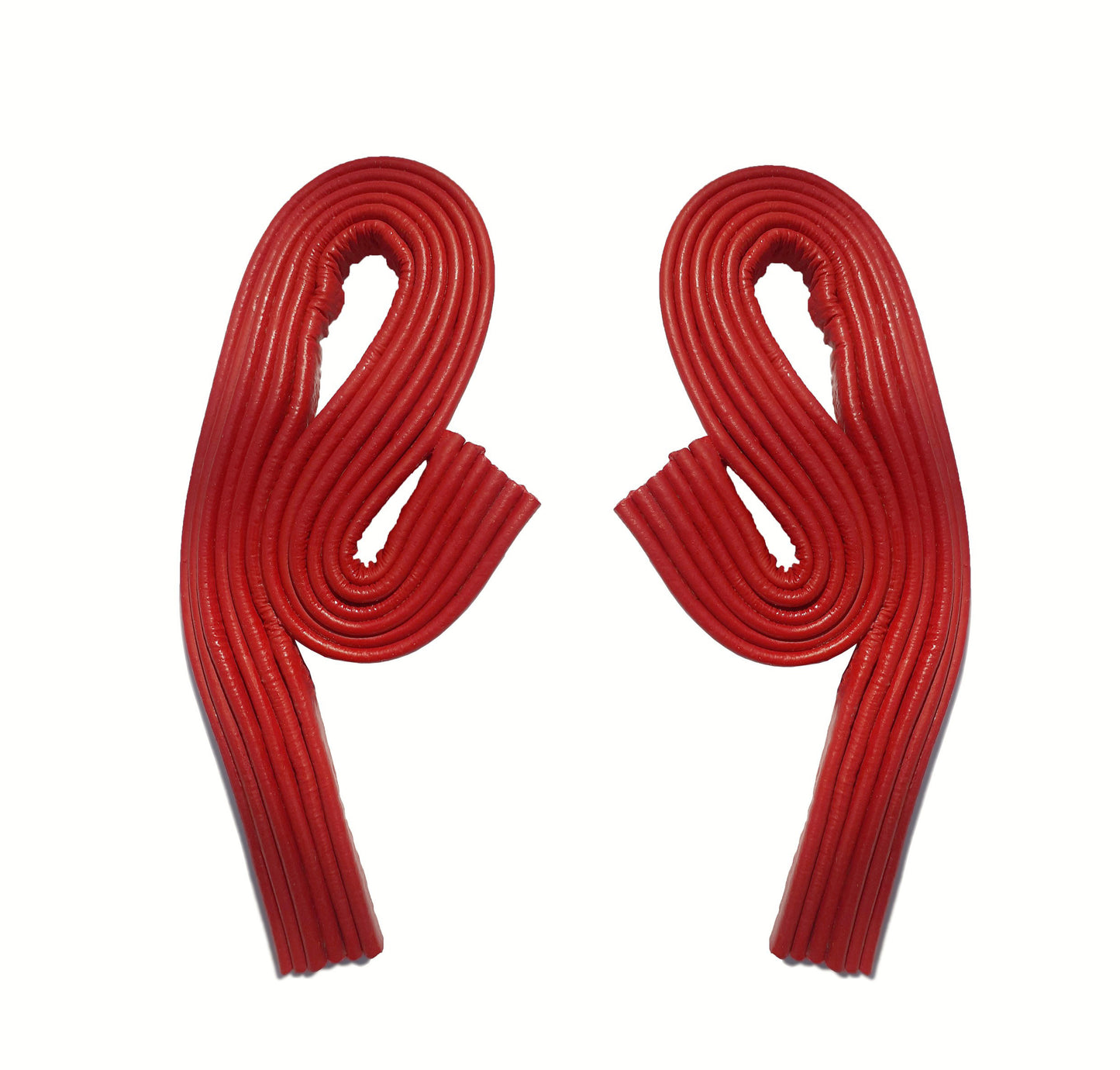 Flow earrings - red big