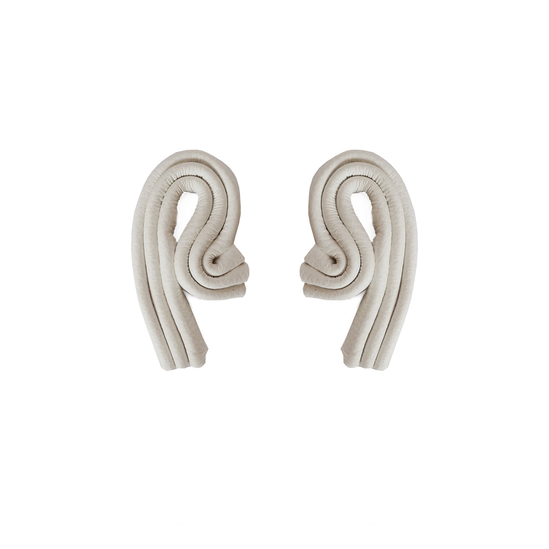 Flow Earrings - white small