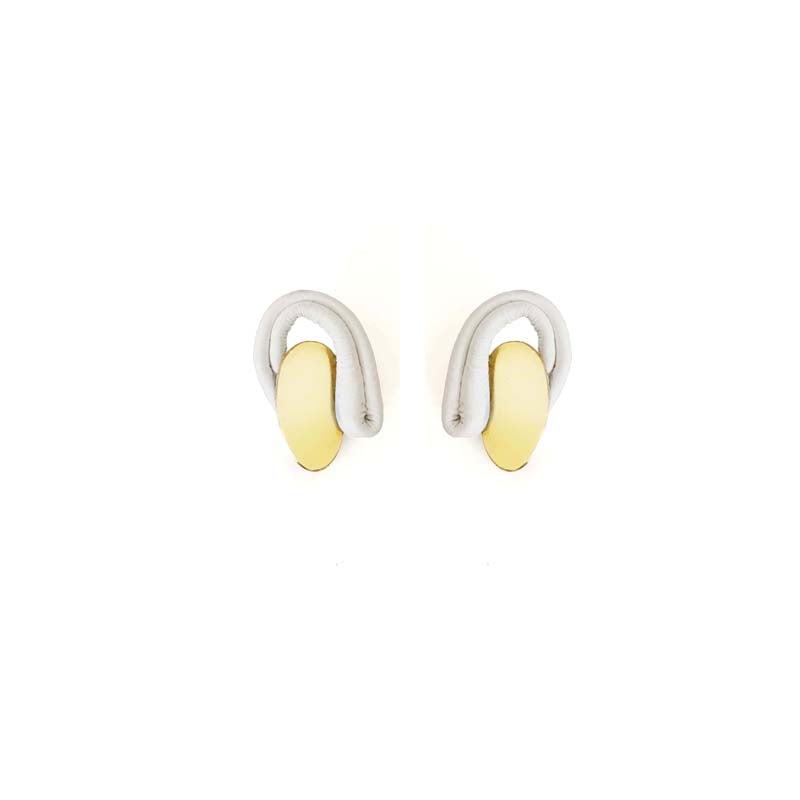 Resonance earrings - Mini white