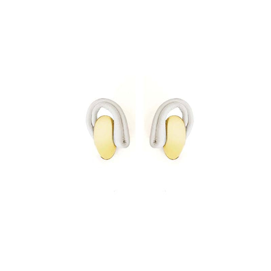 Resonance earrings - Mini white