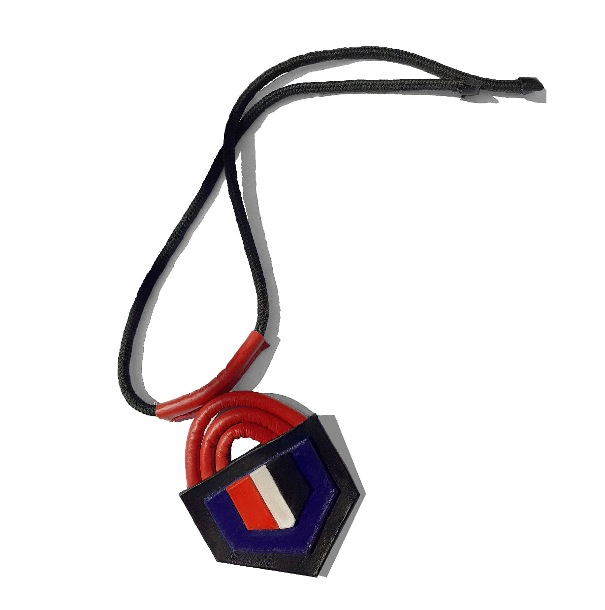 Iris necklace- red